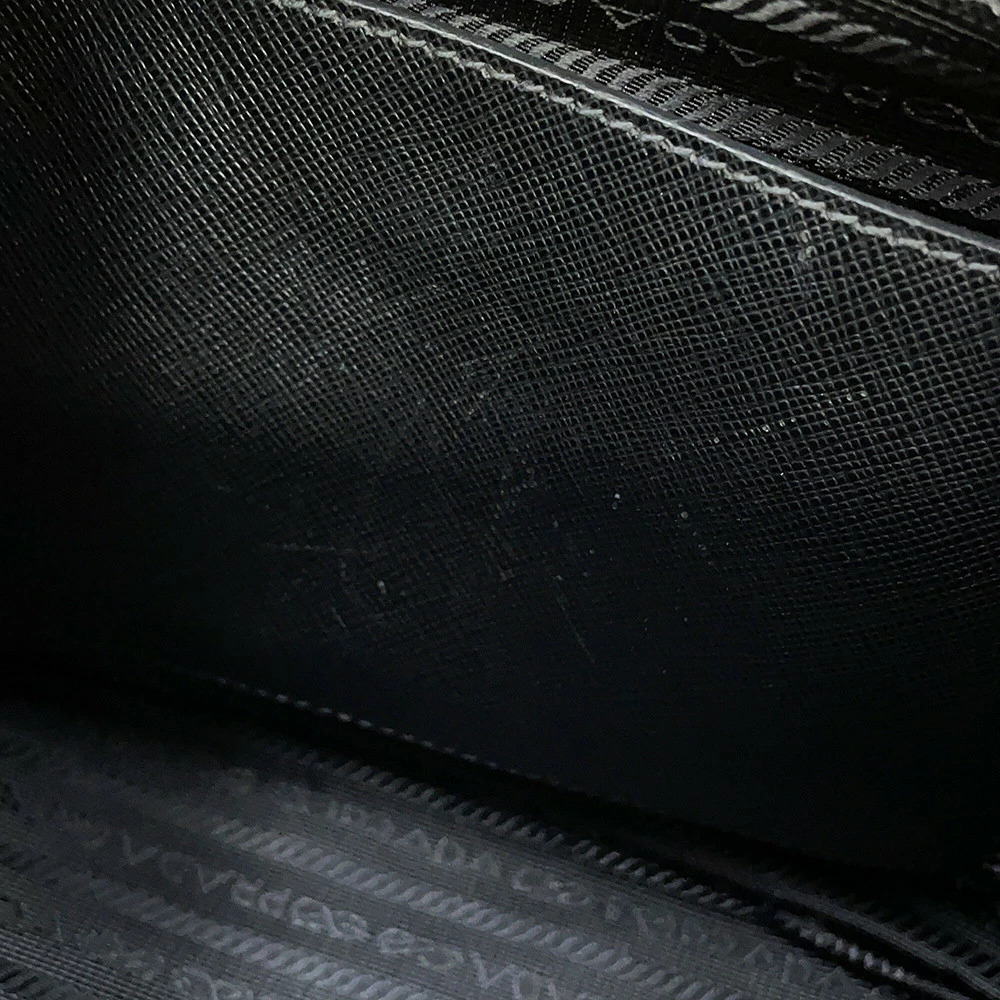 Prada Galleria Saffiano Leather Handbag Black Bag - Picture 12 of 12